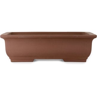 Itayama 575 mm rectangular unglazed bonsai pot by Itayama, Tokoname, Japan