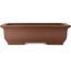 Maceta rectangular sin esmaltar para bonsái de Itayama - 575 x 430 x 163 mm