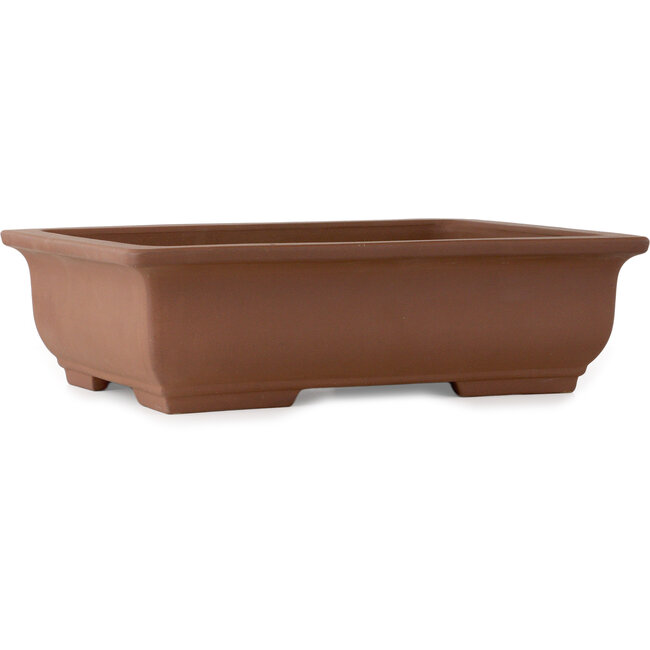 Pot à bonsaï rectangulaire non émaillé d'Itayama - 575 x 430 x 163 mm