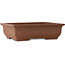Rectangular unglazed bonsai pot by Itayama - 575 x 430 x 163 mm