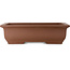 Vaso bonsai rettangolare non smaltato di Itayama - 575 x 430 x 163 mm