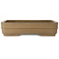Rectangular unglazed bonsai pot by Suishoen Hekisui - 470 x 365 x 108 mm