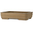 Maceta rectangular sin esmaltar para bonsái de Suishoen Hekisui - 470 x 365 x 108 mm