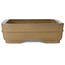 Maceta rectangular sin esmaltar para bonsái de Suishoen Hekisui - 470 x 365 x 108 mm
