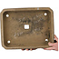 Pot à bonsaï rectangulaire non émaillé de Suishoen Hekisui - 470 x 365 x 108 mm