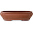 Mokko unglazed bonsai pot by Kizan - 470 x 365 x 113 mm