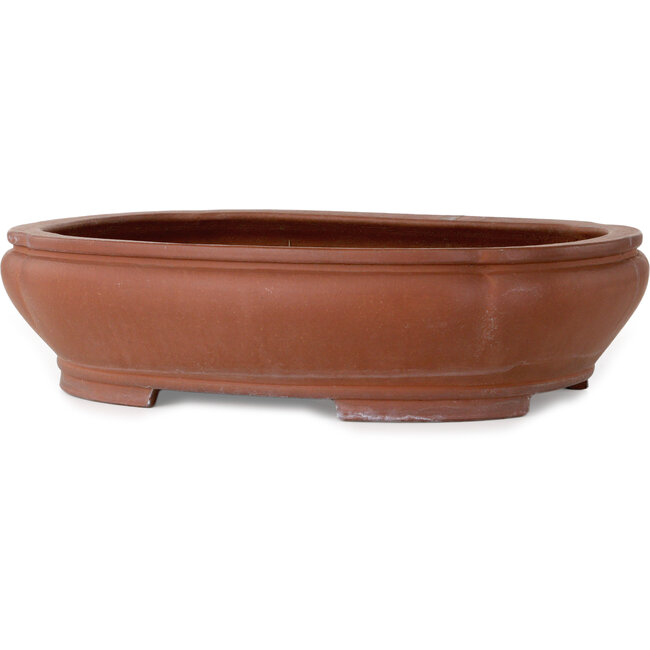 Mokko unglasierter Bonsaitopf von Kizan – 470 x 365 x 113 mm