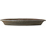 Round unglazed bonsai pot by Ichiyu - 620 x 620 x 65 mm