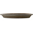 Round unglazed bonsai pot by Ichiyu - 620 x 620 x 65 mm