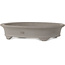 Pot à bonsaï ovale non émaillé de Tosho - 320 x 257 x 70 mm