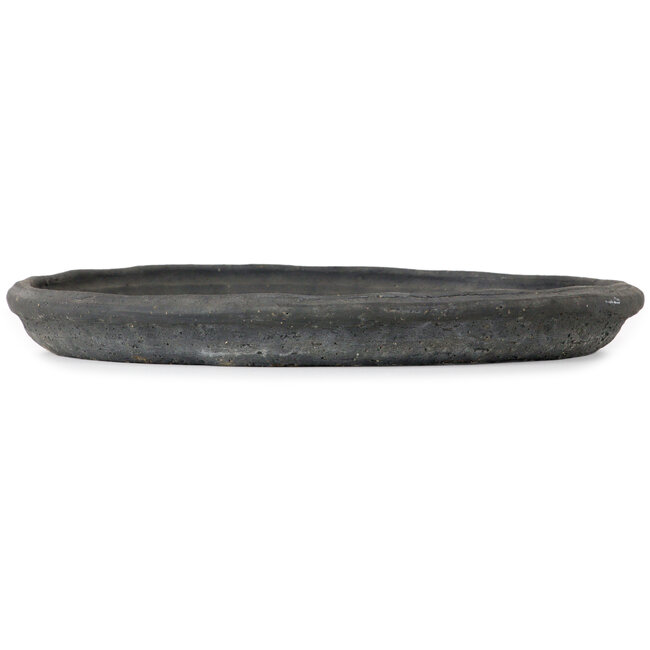 Pot à bonsaï rond non émaillé de Haru Matsu - 400 x 400 x 43 mm