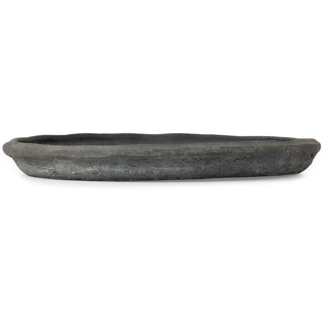 Pot à bonsaï rond non émaillé de Haru Matsu - 400 x 400 x 43 mm