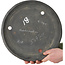 Ronde, ongeglazuurde bonsaipot van Haru Matsu - 400 x 400 x 43 mm