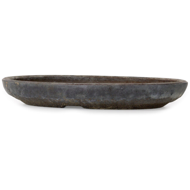 Pot ovale non émaillé pour bonsaï - 472 x 345 x 62 mm