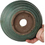 Pot rond vert pour bonsaï - 210 x 210 x 80 mm