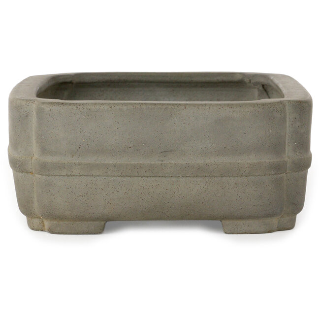 Vaso per bonsai Mokko non smaltato di Senzan - 265 x 200 x 85 mm