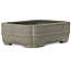 Mokko ongeglazuurde bonsaipot van Senzan - 265 x 200 x 85 mm