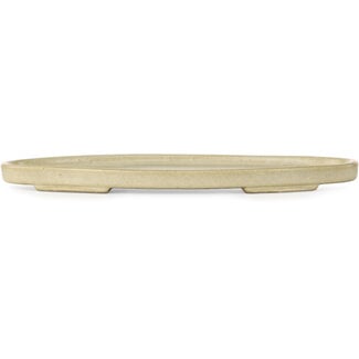  Shibakatsu (Katsuichi Shibata) 217 mm off-white suiban by Shibakatsu, Tokoname, Japan