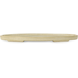  Shibakatsu (Katsuichi Shibata) Suiban blanc cassé 217 mm par Shibakatsu, Tokoname, Japon