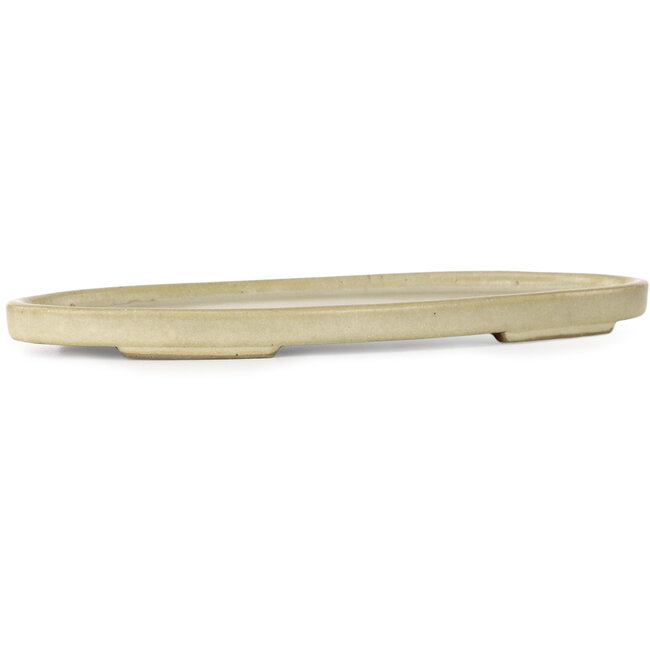 Cremeweißes Suiban von Shibakatsu – 217 x 100 x 15 mm