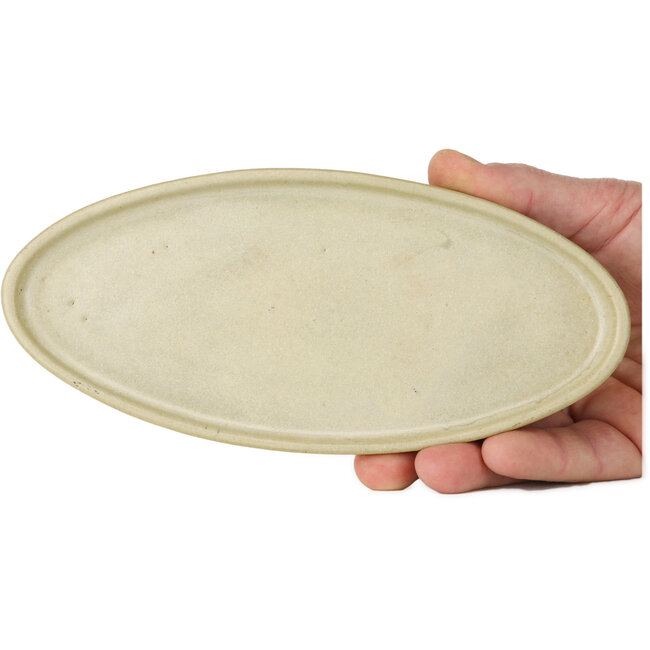 Cremeweißes Suiban von Shibakatsu – 217 x 100 x 15 mm