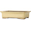 Rechthoekige beige bonsaipot van Houtoku - 410 x 313 x 103 mm