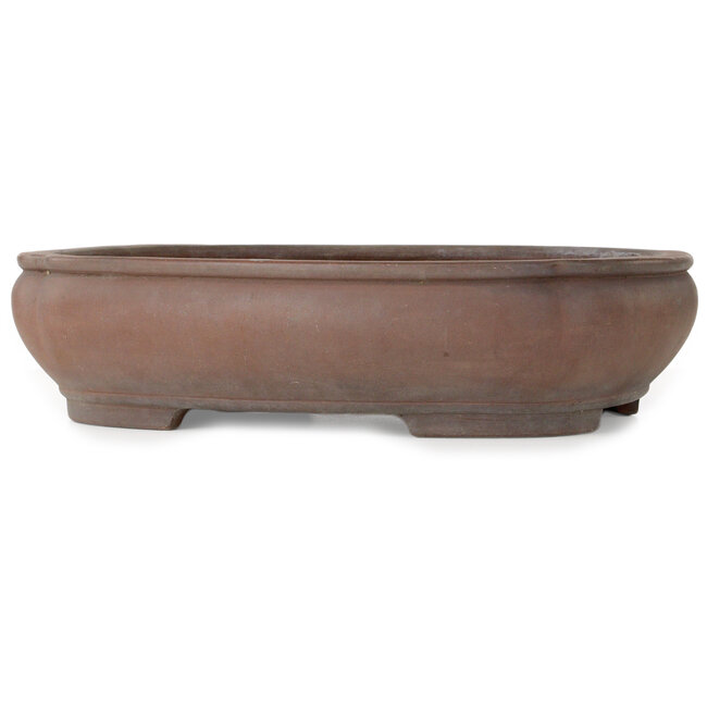 Vaso bonsai Mokko non smaltato di Reihou, prima generazione - 515 x 403 x 120 mm