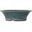 Pot rond vert pour bonsaï, par Yamaaki Toshio (troisième génération) - 360 x 360 x 112 mm