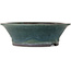 Runder grüner Bonsai-Topf von Yamaaki Toshio (dritte Generation) – 360 x 360 x 112 mm