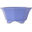 Maceta octogonal azul para bonsái de Shozan - 180 x 180 x 90 mm