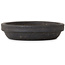 Round unglazed bonsai pot by Bigei - 155 x 155 x 137 mm