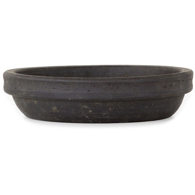 Runder, unglasierter Bonsai-Topf von Bigei – 155 x 155 x 137 mm