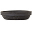 Round unglazed bonsai pot by Bigei - 155 x 155 x 137 mm