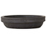Round unglazed bonsai pot by Bigei - 155 x 155 x 137 mm