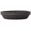 Round unglazed bonsai pot by Bigei - 155 x 155 x 137 mm