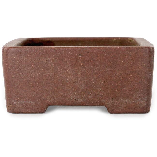 Maceta rectangular sin esmaltar para bonsái - 157 x 124 x 52 mm
