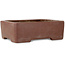 Maceta rectangular sin esmaltar para bonsái - 157 x 124 x 52 mm