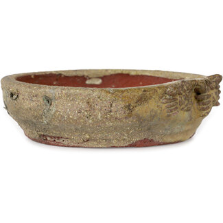 Pot rond beige de 130 mm en provenance du Japon