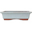 Rechthoekige blauwe bonsaipot van Eime Yozan - 152 x 117 x 42 mm