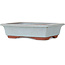 Rechteckiger blauer Bonsai-Topf von Eime Yozan – 152 x 117 x 42 mm