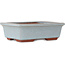 Rechteckiger blauer Bonsai-Topf von Eime Yozan – 128 x 100 x 42 mm