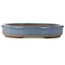 Pot ovale bleu pour bonsaï - 540 x 400 x 75 mm
