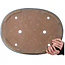 Pot ovale bleu pour bonsaï - 540 x 400 x 75 mm