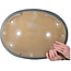 Ovale blauwe bonsaipot van Hattori - 490 x 365 x 57 mm