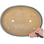 Ovale blauwe bonsaipot van Hattori - 490 x 365 x 57 mm