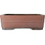 Maceta rectangular para bonsái sin esmaltar - 505 x 387 x 160 mm