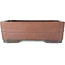 Rectangular unglazed bonsai pot - 505 x 387 x 160 mm
