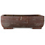 Rectangular unglazed bonsai pot by Senkoen - 485 x 360 x 145 mm