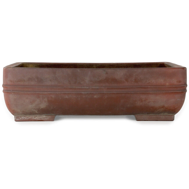 Vaso bonsai rettangolare non smaltato di Senkoen - 485 x 360 x 145 mm
