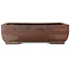 Pot à bonsaï rectangulaire non émaillé de Senkoen - 485 x 360 x 145 mm